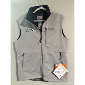 Sitka Jetstream Vest Men's Medium Gray GORE WINDSTOPPER Hunting Full Zip NWT